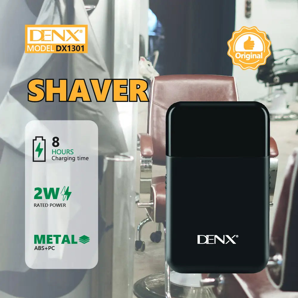 Precision Electric Shaver with Integrated Trimmer