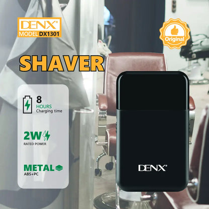 Precision Electric Shaver with Integrated Trimmer
