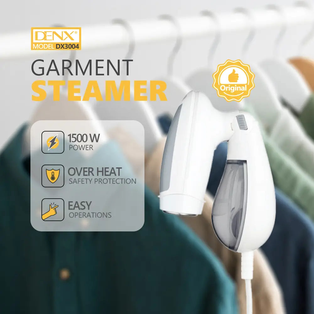 ompact Foldable Garment Steamer  Model No.: DX3004