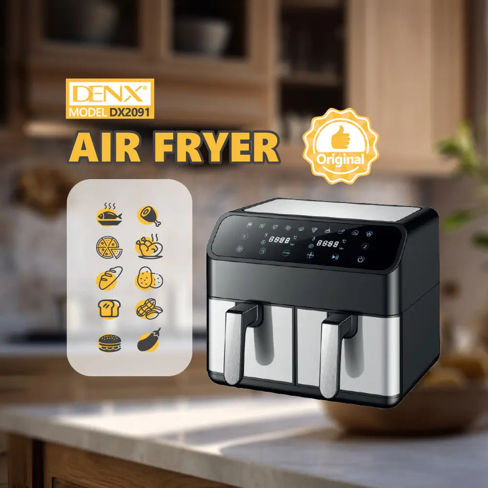 (4L+4L) Double Basket Air Fryer