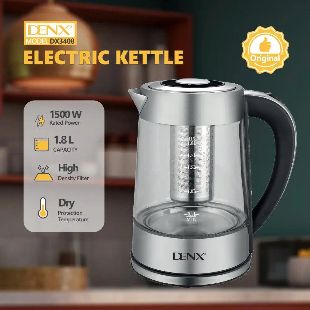 Premium Borosilicate Glass Electric Kettle