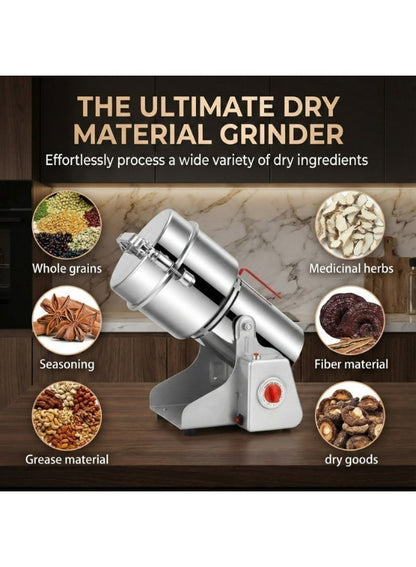 Electric Coffee Grinder, Grinder Machine Spice Grinder Bean Grinder 3000 W Multi Speeds Large Capacity 800G