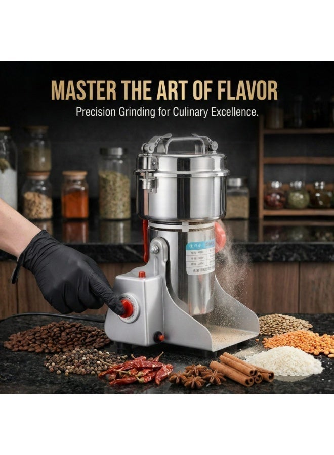 Electric Coffee Grinder, Grinder Machine Spice Grinder Bean Grinder 3000 W Multi Speeds Large Capacity 800G