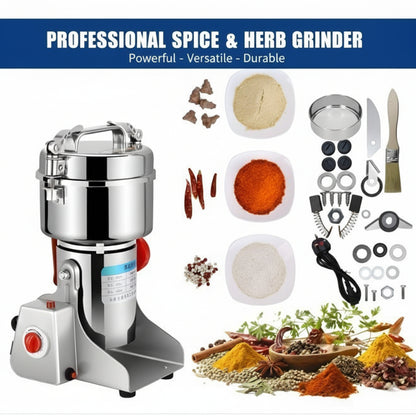 Electric Coffee Grinder, Grinder Machine Spice Grinder Bean Grinder 3000 W Multi Speeds Large Capacity 800G