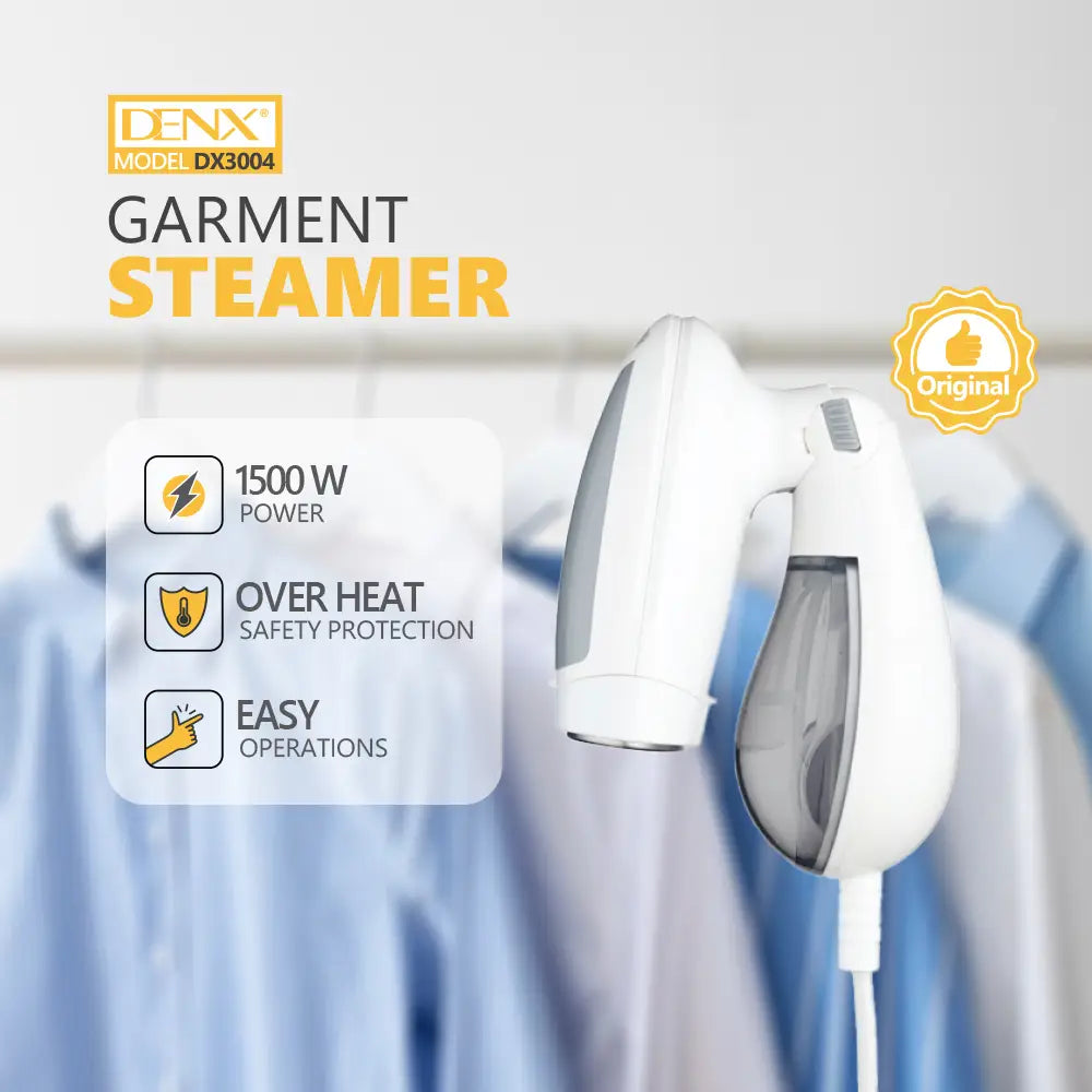 ompact Foldable Garment Steamer  Model No.: DX3004