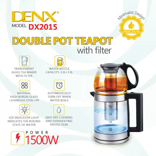 Luxury Double Pot Tea Maker Set