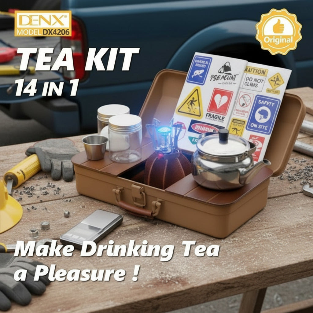 DX4206 Tea Set, 14-in-1 Luxury Tea Set for Home and Travel