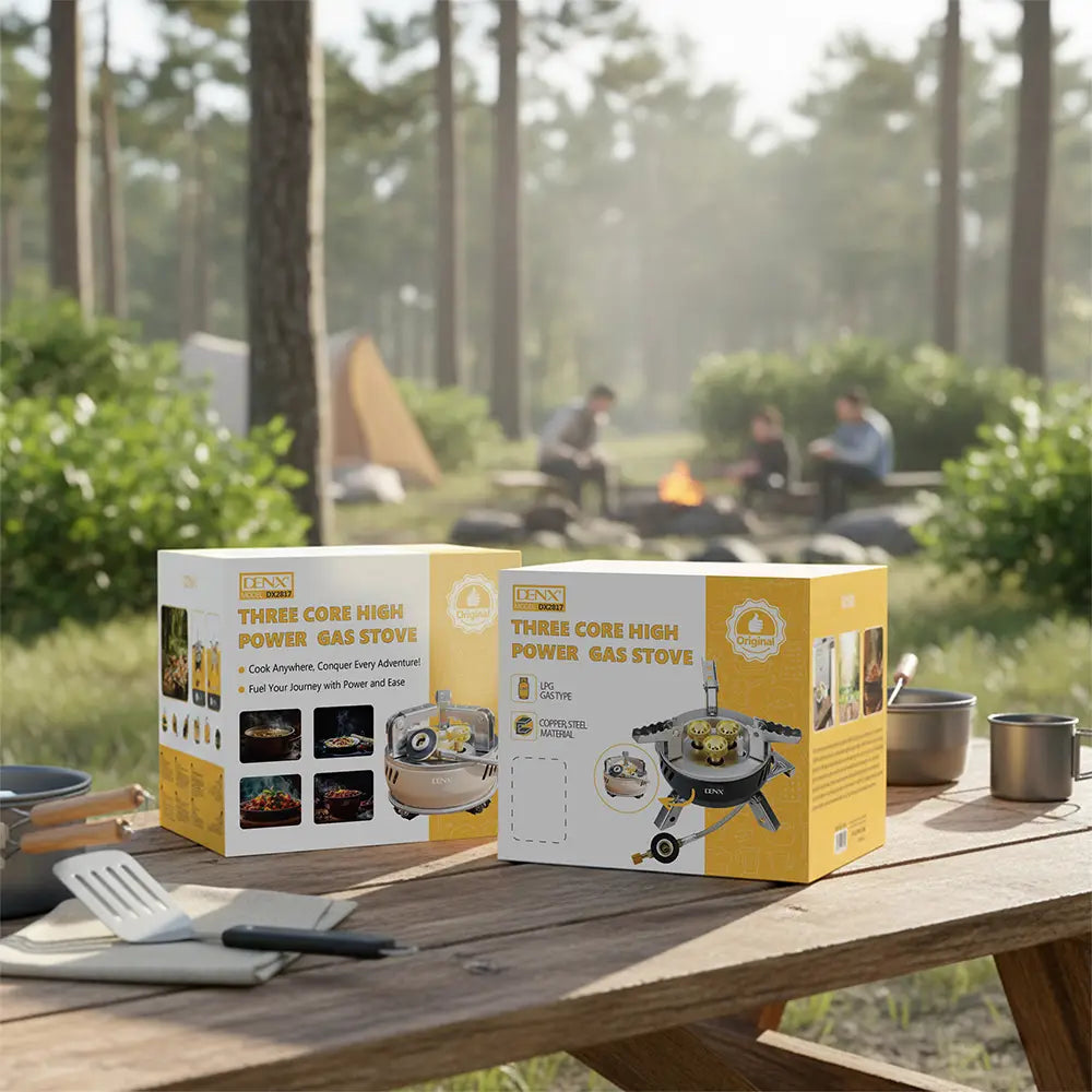 High-Power Triple Core Stove