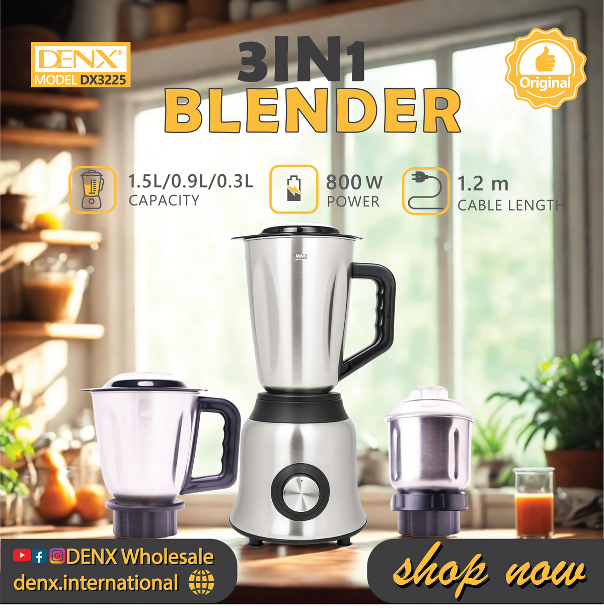 3-in-1 Professional Blender System