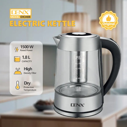 Premium Borosilicate Glass Electric Kettle