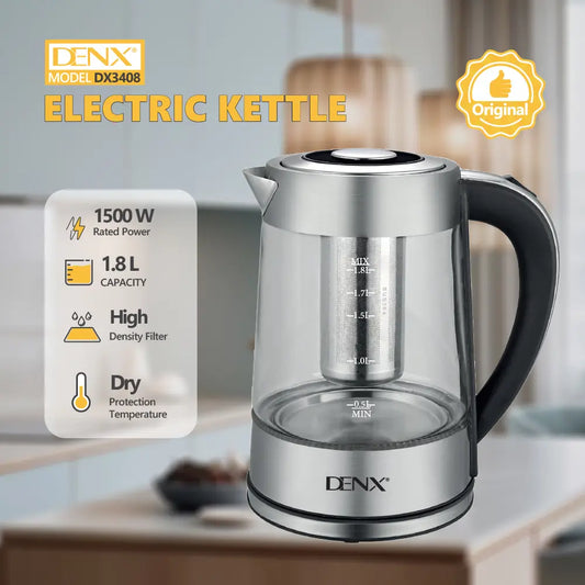 Premium Borosilicate Glass Electric Kettle