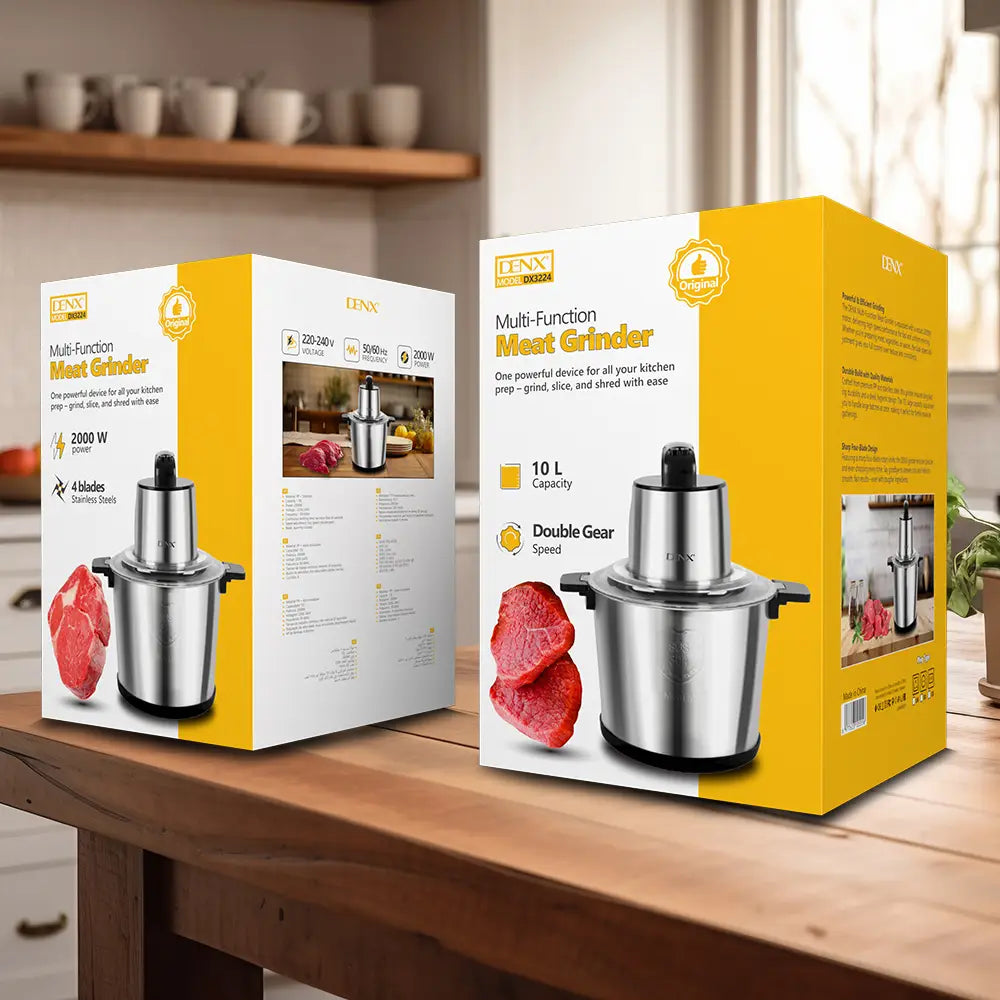 Multi-Function Meat Grinder (10L Capacity)