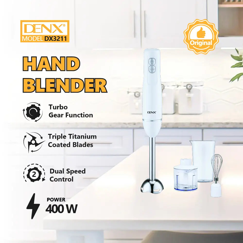 Professional 3-in-1 Hand Blender Set