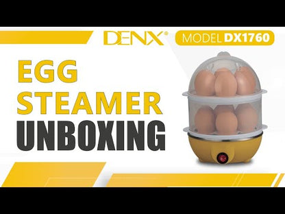 Electric Egg Boiler Egg Cooker with Double Layer Steamer, 14 Eggs Capacity