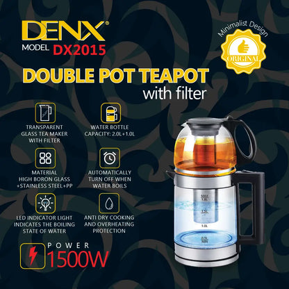 Luxury Double Pot Tea Maker Set