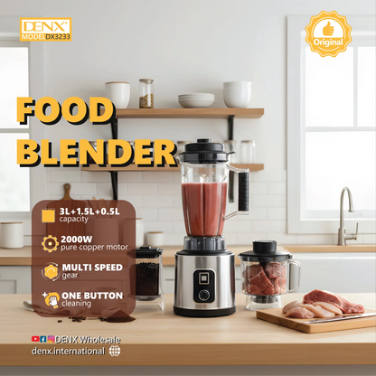 3-in-1 Multi-Function Food Blender (Large Capacity)