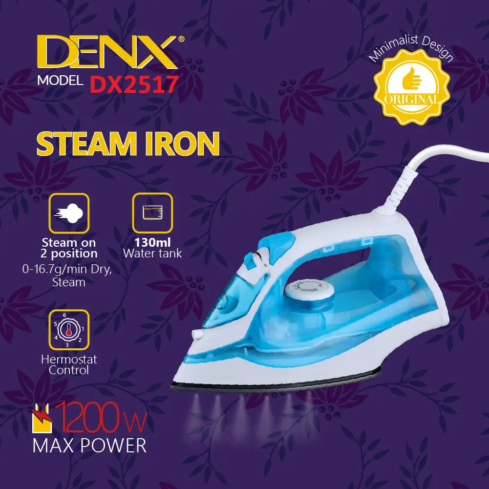 Smart Precision Steam Iron  Model No.: DX2517