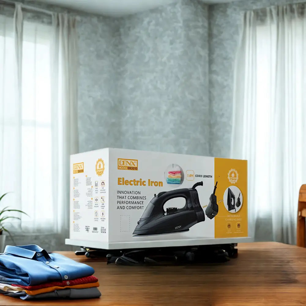 2-in-1 Hybrid Cordless &amp; Corded Electric Iron